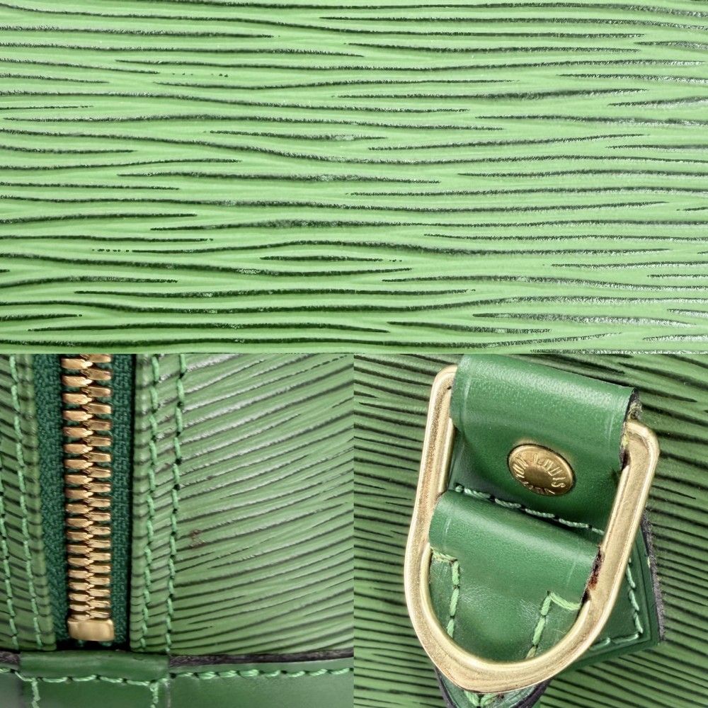 Louis Vuitton Handbag Alma PM Epi Leather Green Gold — view 7