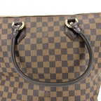 Louis Vuitton Tote Damier Saleya MM Handbag Shoulder Brown Gold — view 7