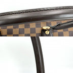 Louis Vuitton Tote Damier Saleya MM Handbag Shoulder Brown Gold — view 8