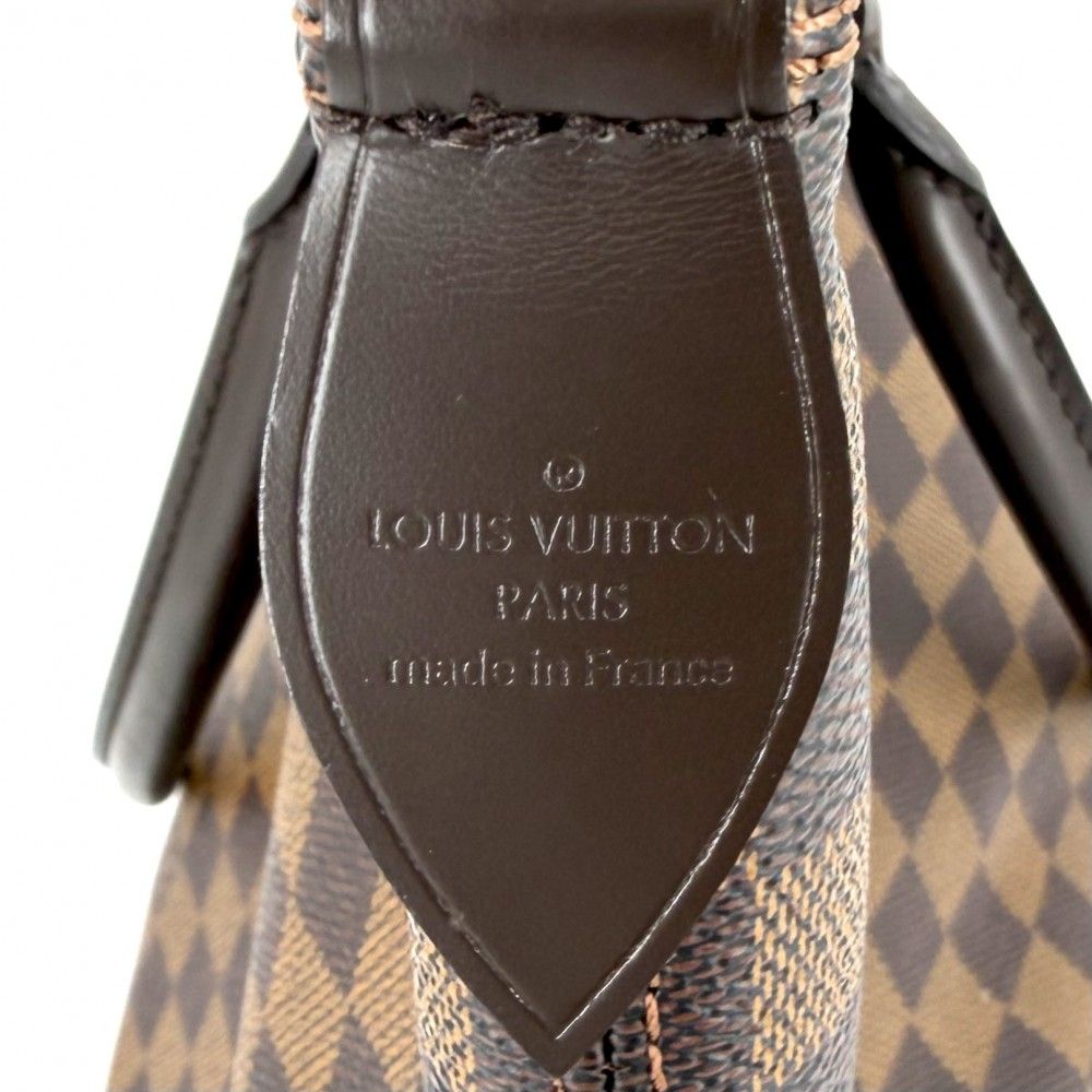 Louis Vuitton Tote Damier Saleya MM Handbag Shoulder Brown Gold — view 5