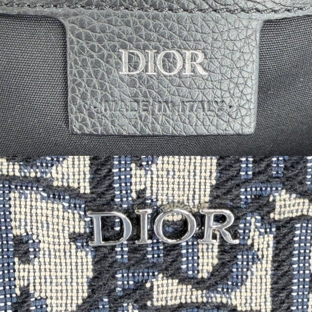 Dior Homme Shoulder Bag Mini Rider Cross Navy Black Silver — view 5