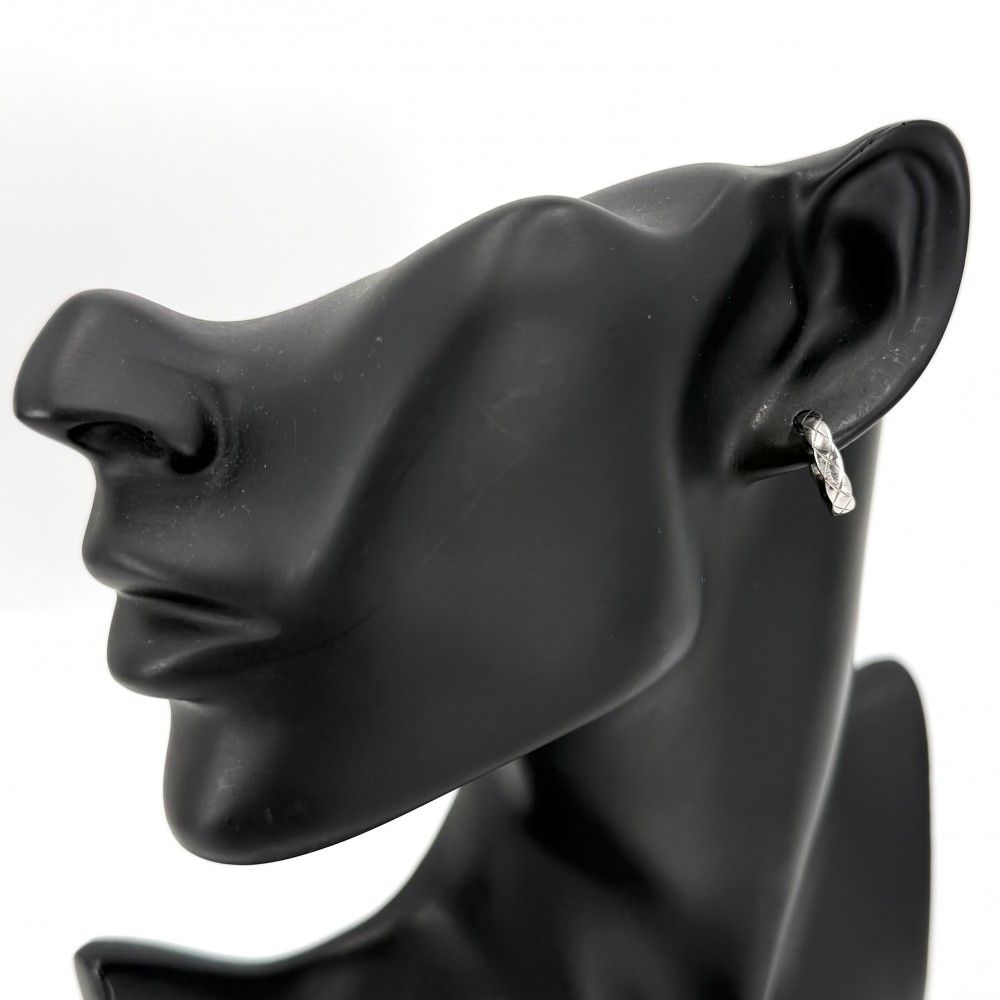 Chanel Earrings Coco Crush 18k WG White Gold — view 2