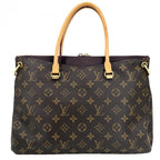 Louis Vuitton 2-Way Pallas Shoulder Bag Monogram Canvas Brown Purple Gold — view 2