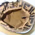 Fendi Zucca Mini Bag Canvas Leather Brown Gold — view 4