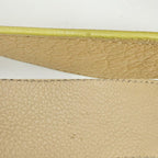Chanel Shoulder Bag CC Logo Chain Bag Leather Beige Gold — view 9