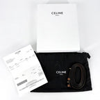 Celine Shoulder Bag Triomphe Wallet Second Crossbody 2-Way Canvas Leather Brown — view 8