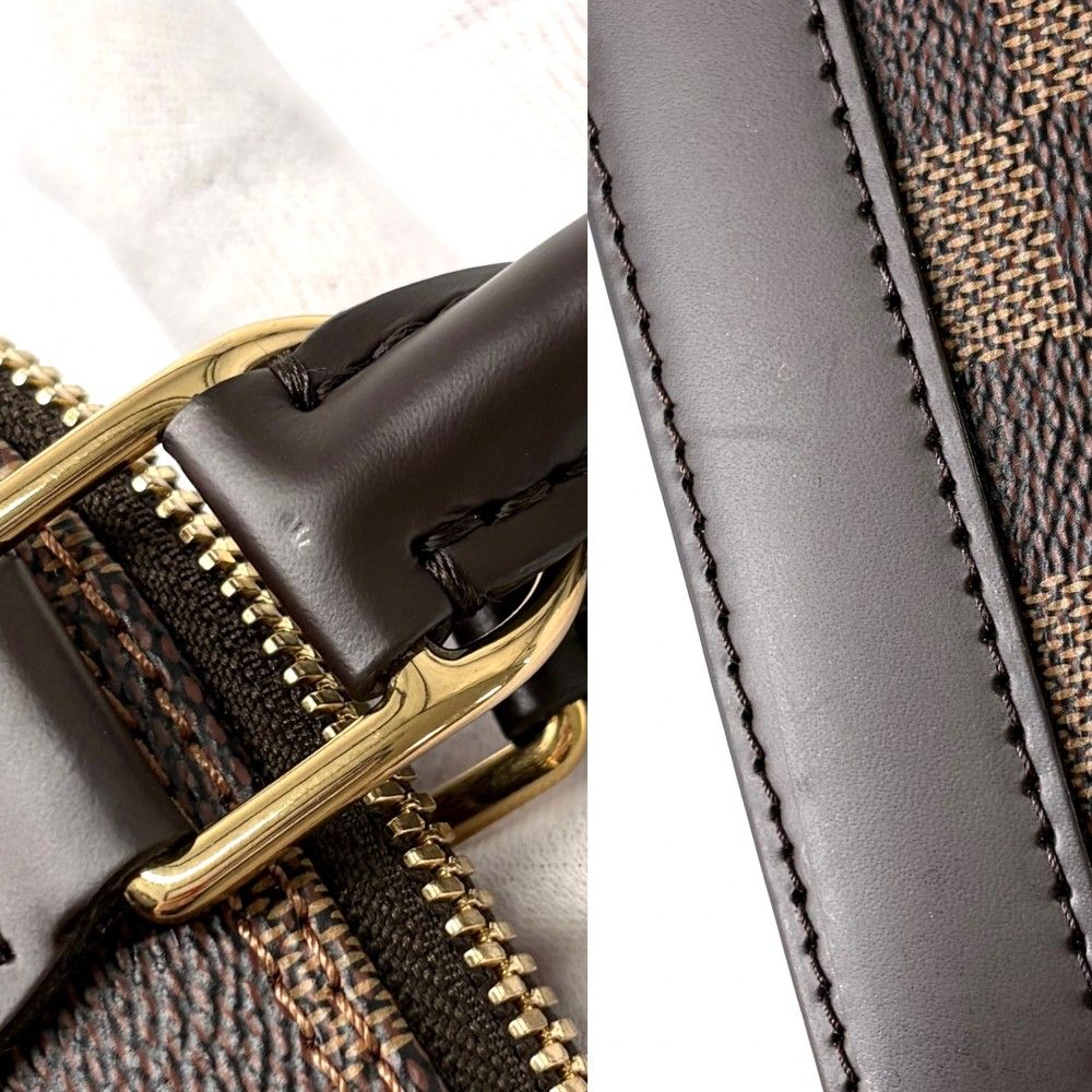 Louis Vuitton 2-Way Damier Alma BB Shoulder Bag Crossbody Small Brown Gold — view 8