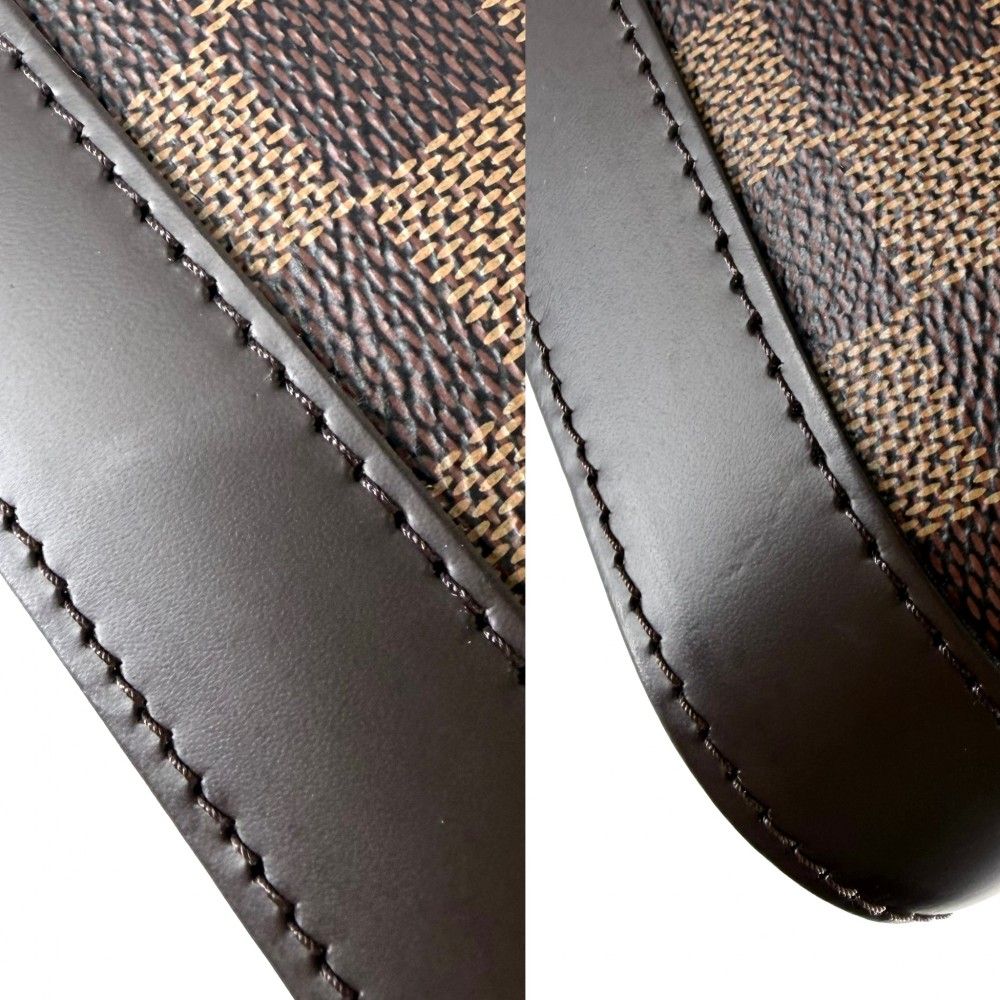 Louis Vuitton 2-Way Damier Alma BB Shoulder Bag Crossbody Small Brown Gold — view 6