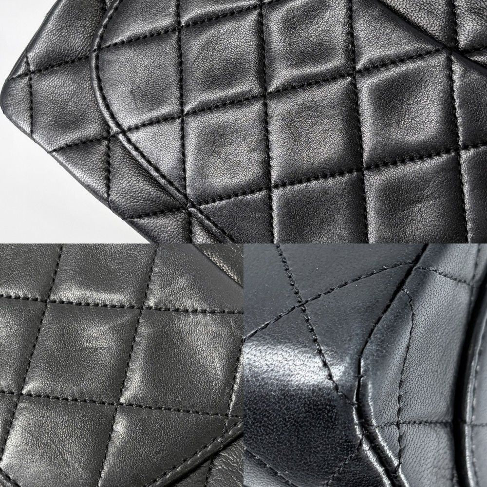 Chanel Shoulder Bag Mini Quilted Chain Turnlock Crossbody Mini Vintage CC Logo — view 8