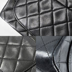 Chanel Shoulder Bag Mini Quilted Chain Turnlock Crossbody Mini Vintage CC Logo — view 8