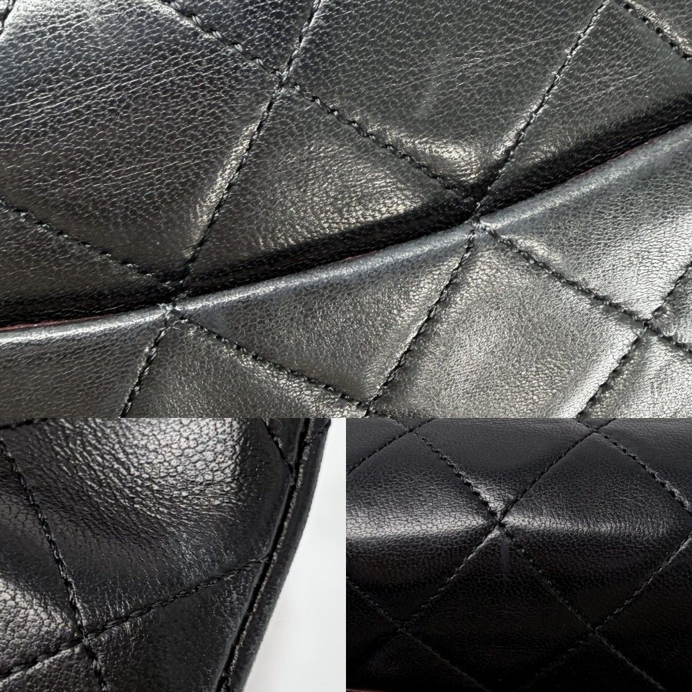 Chanel Shoulder Bag Mini Quilted Chain Turnlock Crossbody Mini Vintage CC Logo — view 7