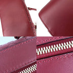 Gucci 2-Way Micro Guccissima Shoulder Bag Crossbody Red Gold — view 8