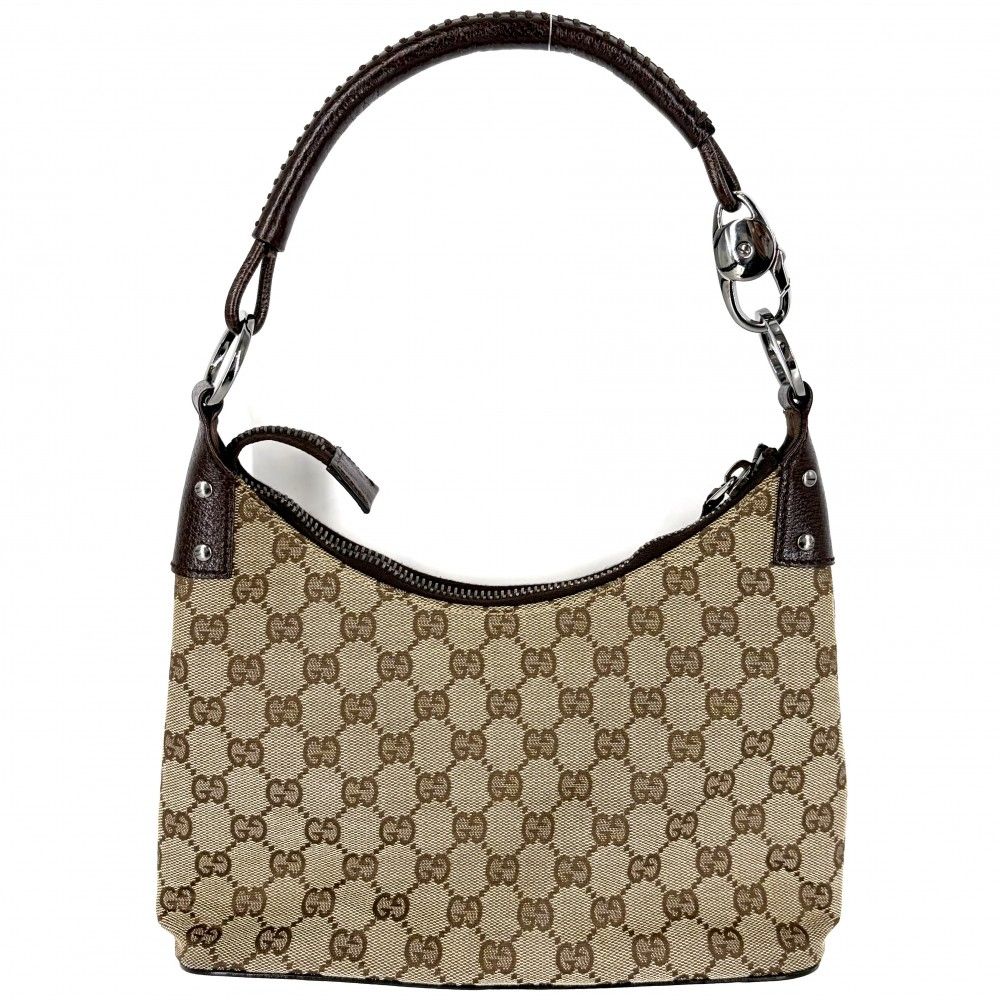 Gucci Handbag One GG Canvas Beige Silver — view 2