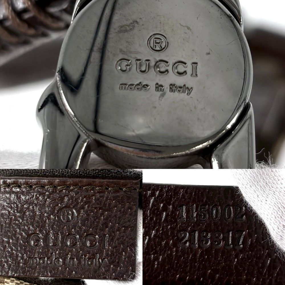 Gucci Handbag One GG Canvas Beige Silver — view 5