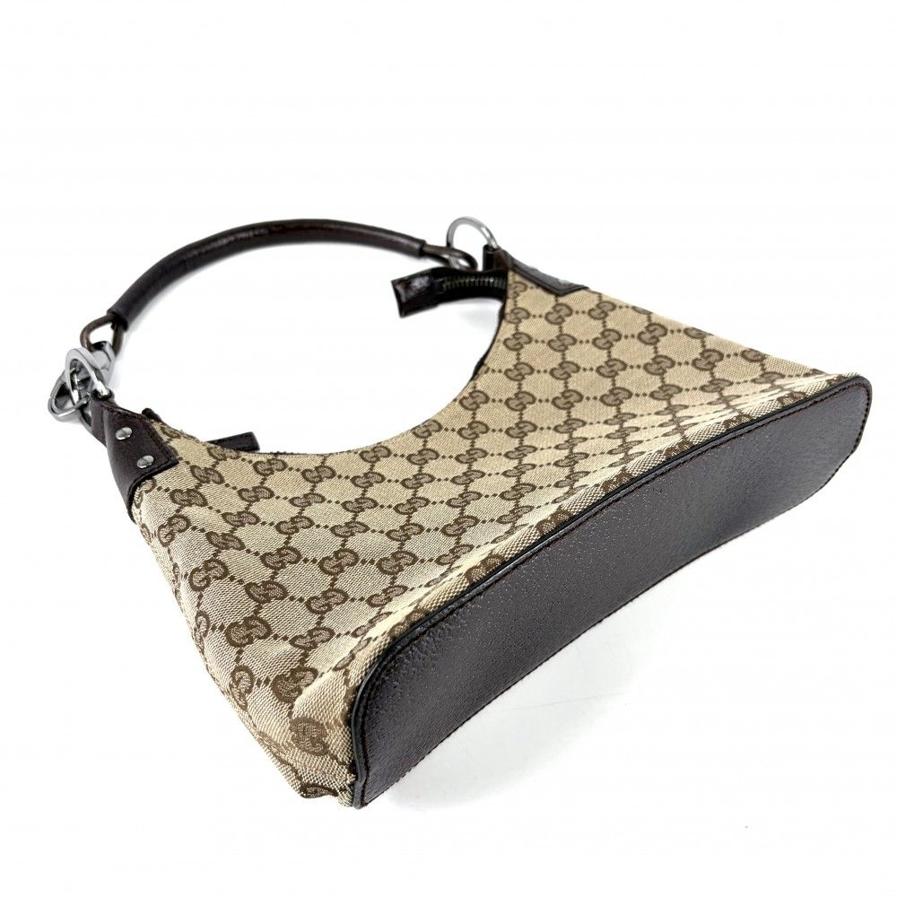Gucci Handbag One GG Canvas Beige Silver — view 3