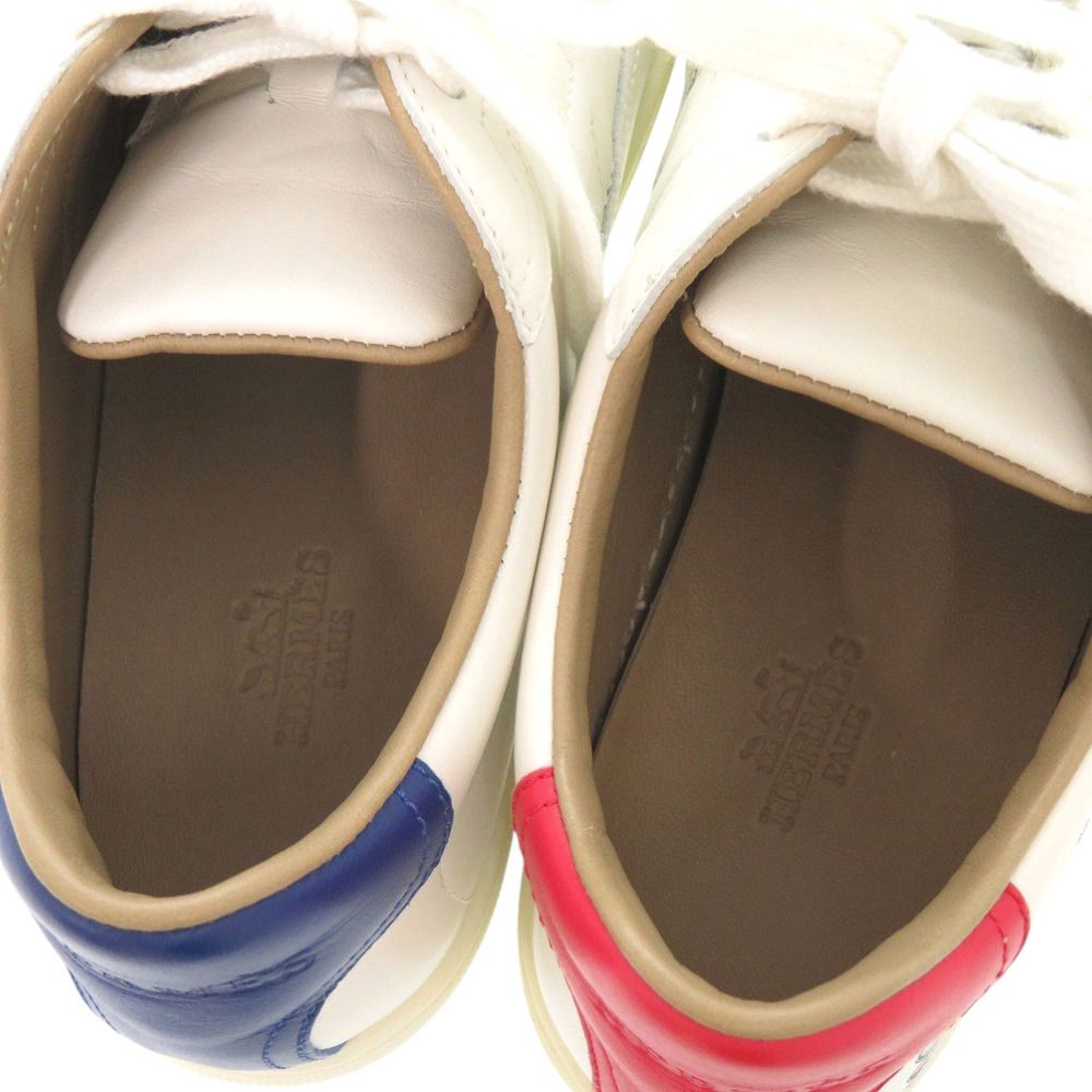Hermes Low Cut Sneakers Quicker Pegasus Pop 36 Leather White — view 8