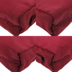 Prada Triangle Logo Nylon Red Makeup Pouch — view 4