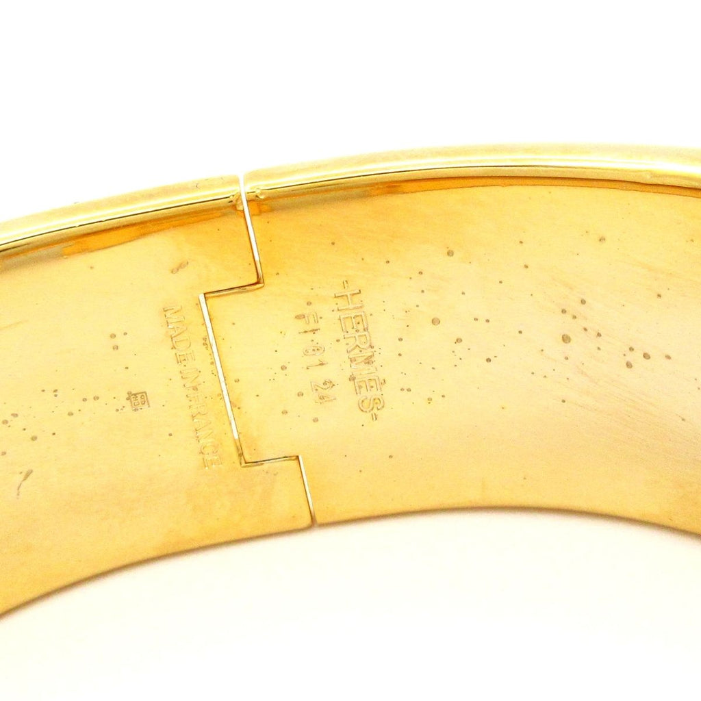Hermes Bangle Clic Clac Gold Orange Bracelet — view 4