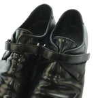 Louis Vuitton Damier Velcro Strap Business Shoes Dress Ro Heels One Color Black — view 4