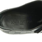 Louis Vuitton Damier Velcro Strap Business Shoes Dress Ro Heels One Color Black — view 7