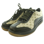 Louis Vuitton Monogram Mini Sneakers Leather 35 Beige Gray SS — view 2