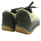 Louis Vuitton Monogram Mini Sneakers Leather 35 Beige Gray SS — view 5
