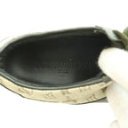 Louis Vuitton Monogram Mini Sneakers Leather 35 Beige Gray SS — view 7