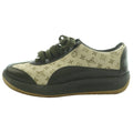 Louis Vuitton Monogram Mini Sneakers Leather 35 Beige Gray SS