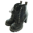 Louis Vuitton Star Trail Line Boots Short Ankle Chunky Heels 9 Holes Leather — view 2