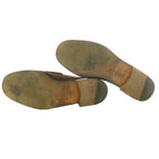 Gucci Suede Loafers Horsebit Low Heels Round Toe 40.5 Brown SS — view 6