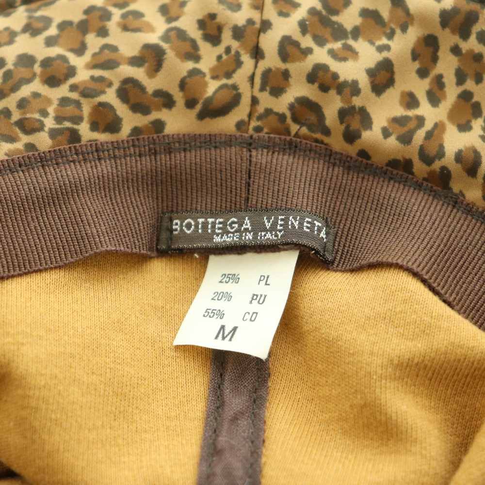 Bottega Veneta Bucket Hat Leopard Print M Brown SS — view 7