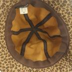 Bottega Veneta Bucket Hat Leopard Print M Brown SS — view 6