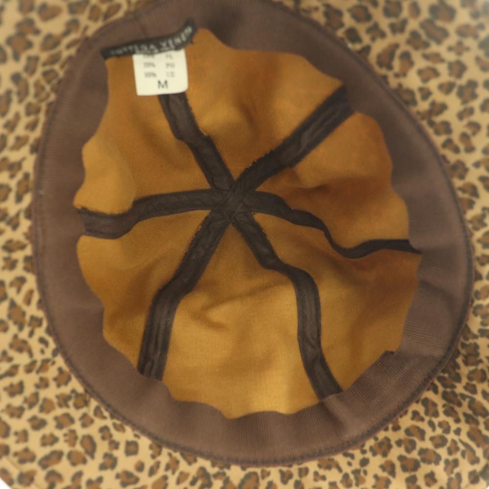 Bottega Veneta Bucket Hat Leopard Print M Brown SS — view 6