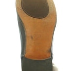 Gucci Vintage Round Toe Long Boots Horsebit Details Leather 36 Black SS — view 8