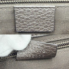Gucci Shoulder Bag GG Canvas Leather Beige Brown Silver — view 5