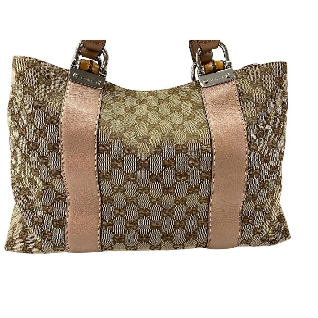 Gucci Tote Bamboo Pink