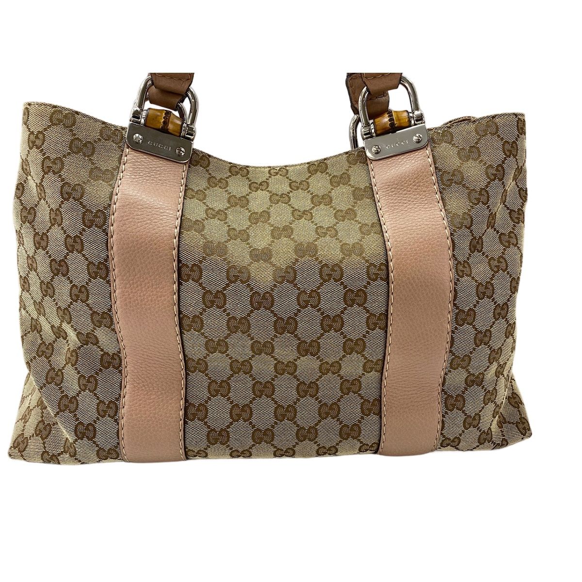 Gucci Tote Bamboo Pink