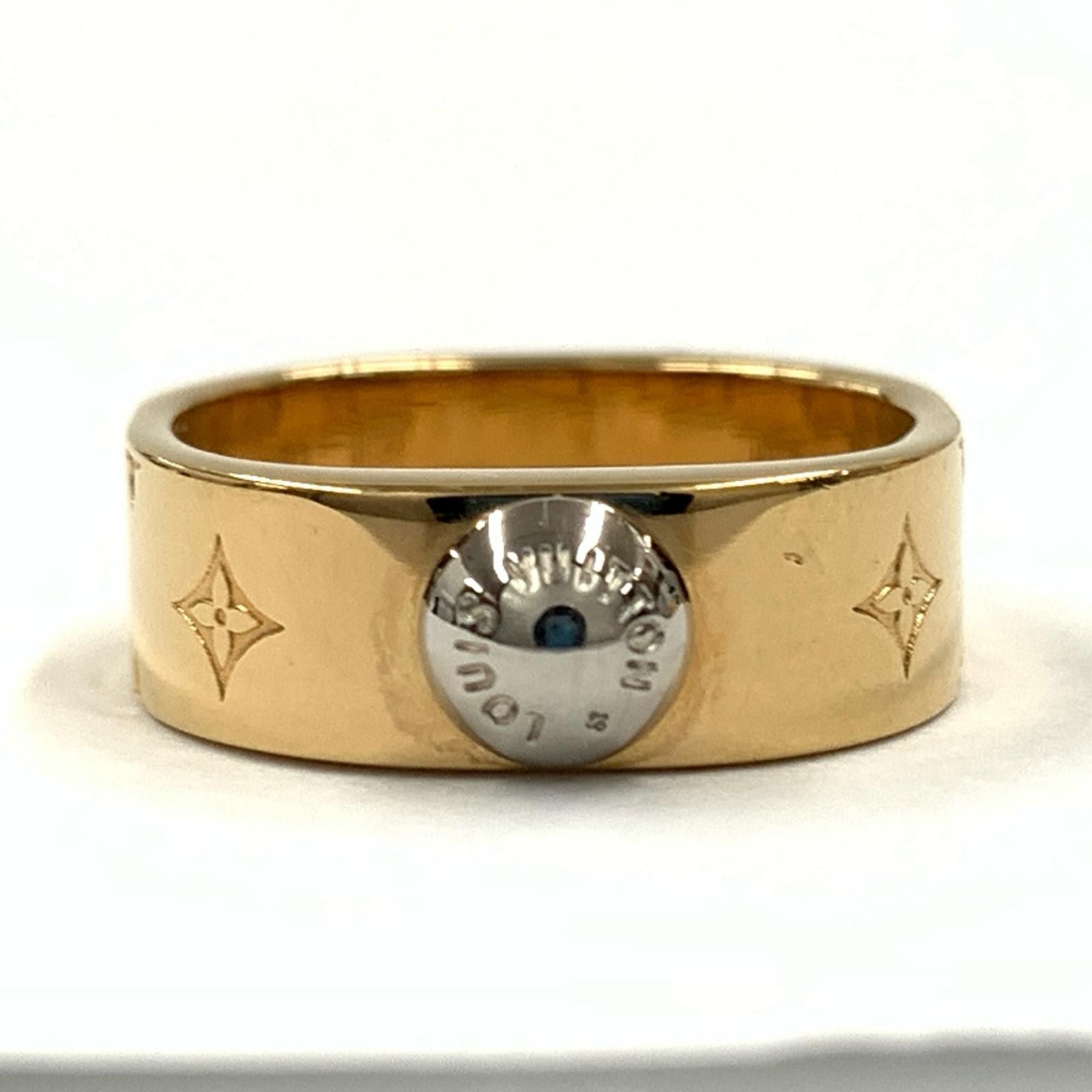 Louis Vuitton Nanogram S Ring Gold — view 2