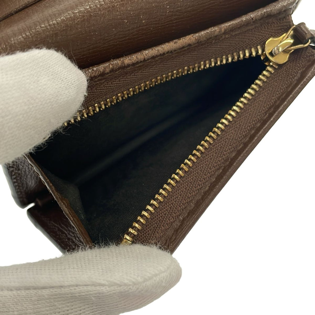 Gucci GG Supreme Heart Compact Wallet Beige — view 5