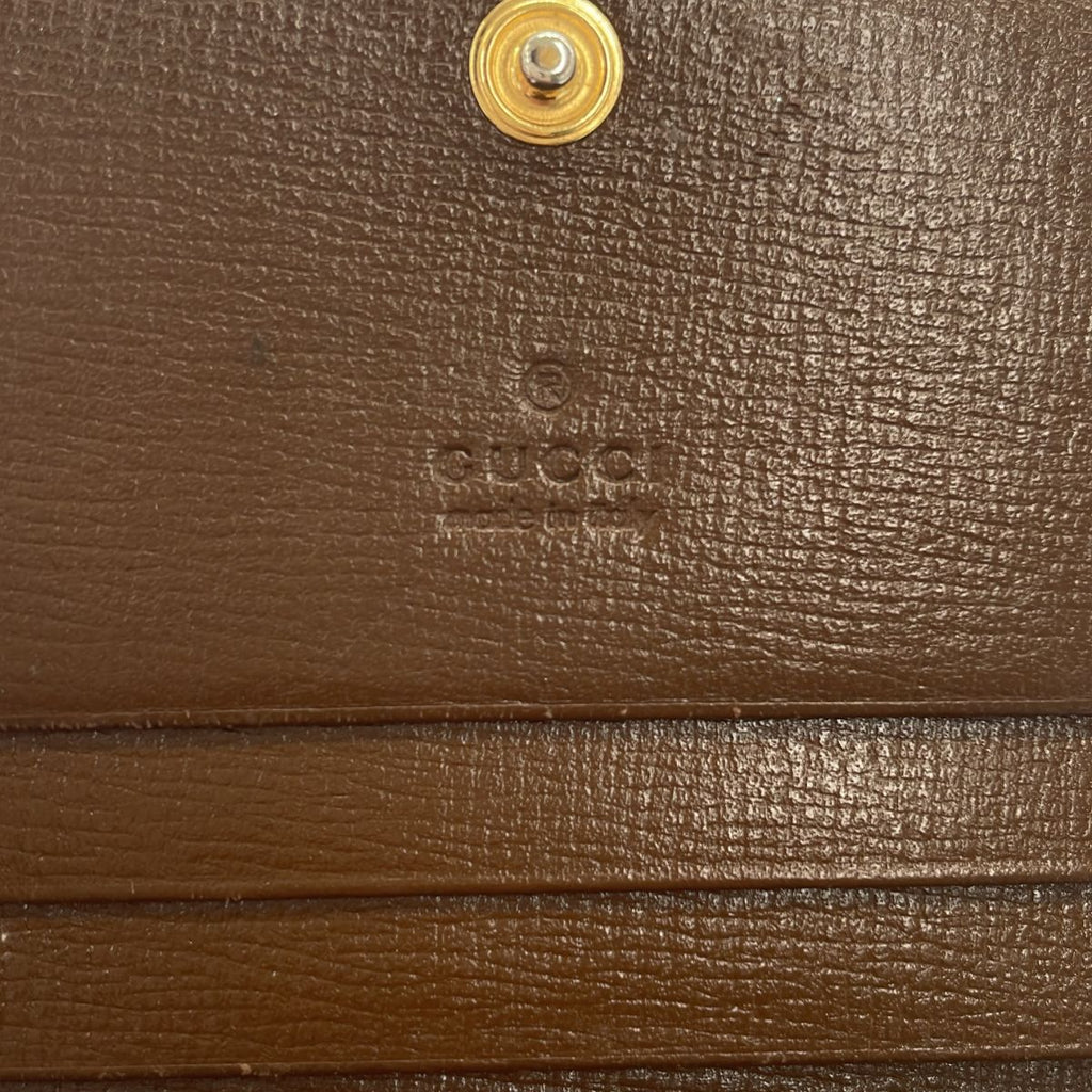 Gucci GG Supreme Heart Compact Wallet Beige — view 3