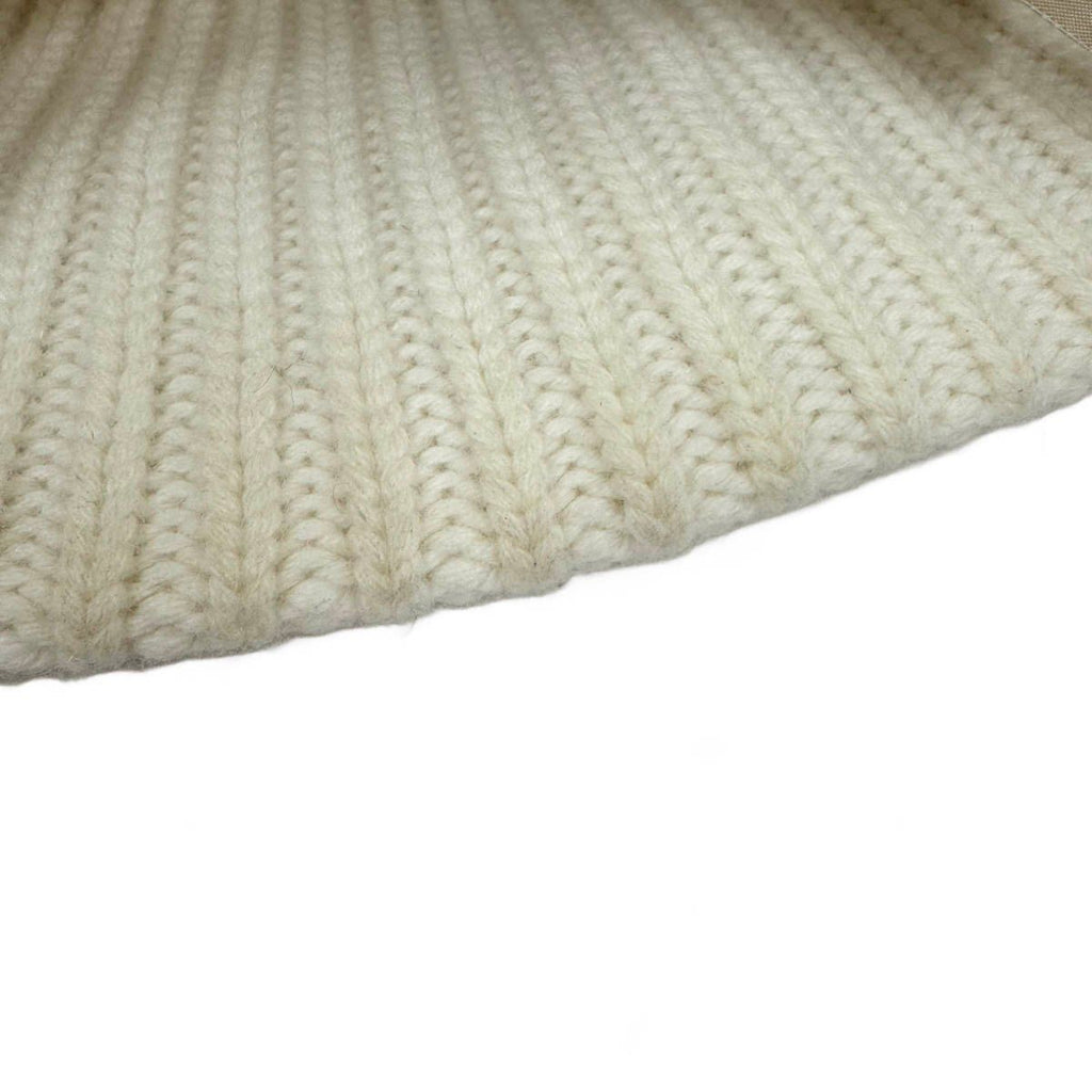 Gucci Double Wool Cashmere Knit Cap White — view 6