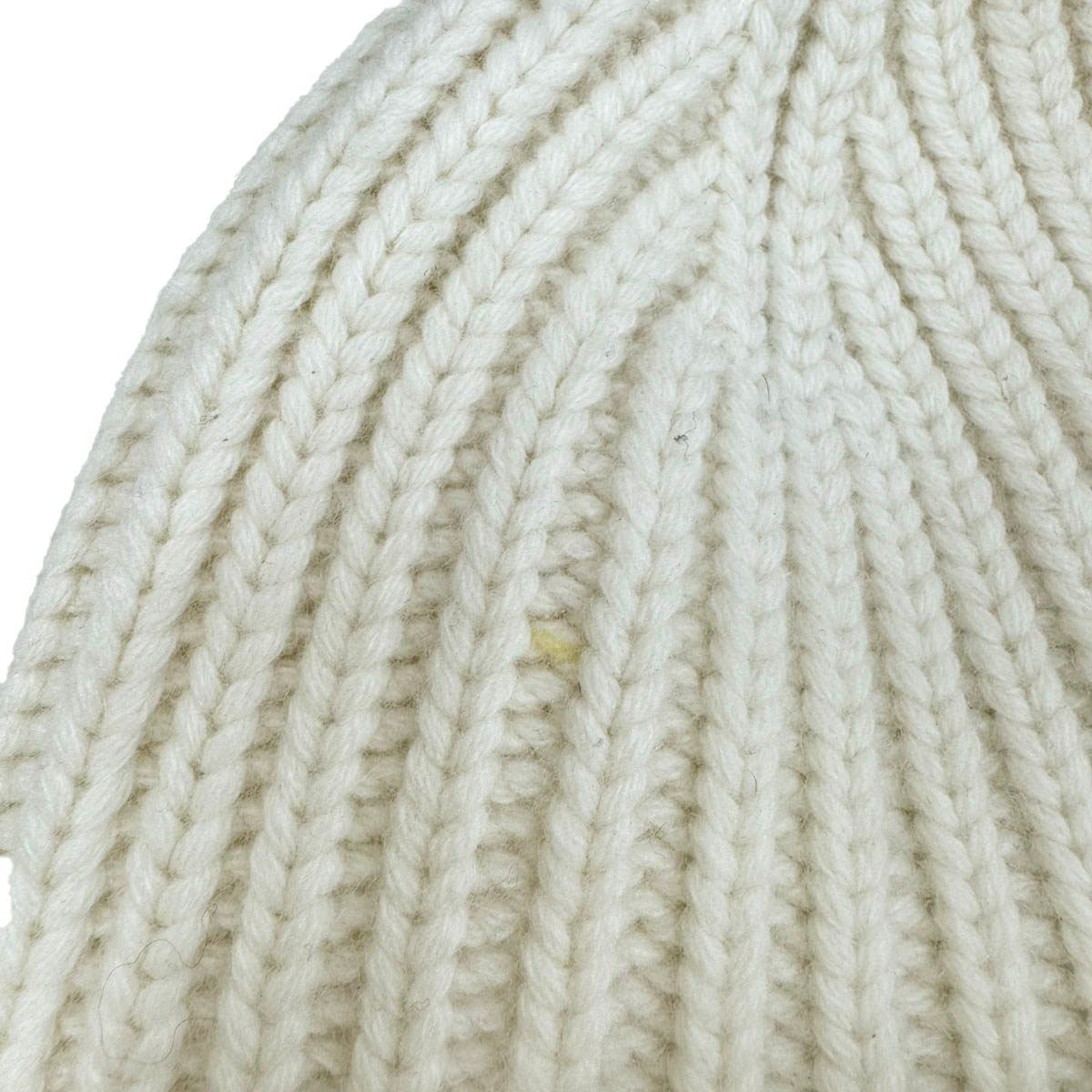 Gucci Double Wool Cashmere Knit Cap White — view 7