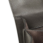 Saint Laurent YSL Logo Sunset Chain Shoulder Bag Gray Leather — view 9