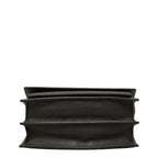 Saint Laurent YSL Logo Sunset Chain Shoulder Bag Gray Leather — view 3
