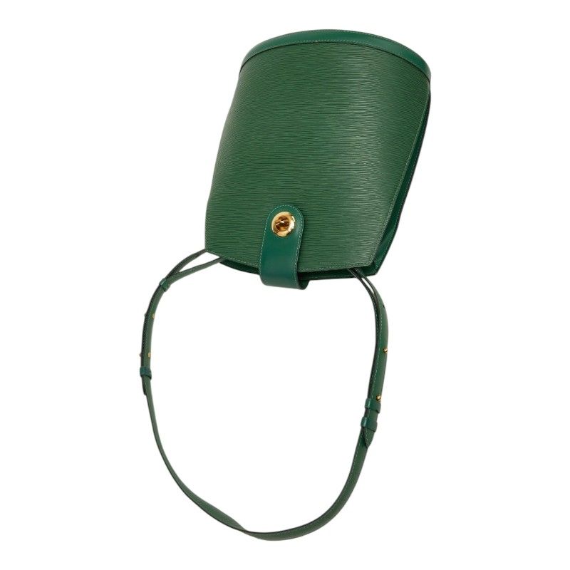 Louis Vuitton Epi Cluny Shoulder Bag Borneo Green Leather — view 4
