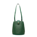 Louis Vuitton Epi Cluny Shoulder Bag Borneo Green Leather