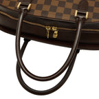 Louis Vuitton Damier Sarria Oriental Handbag Brown Leather — view 8