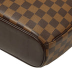 Louis Vuitton Damier Sarria Oriental Handbag Brown Leather — view 4