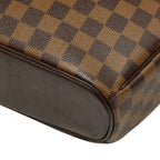 Louis Vuitton Damier Sarria Oriental Handbag Brown Leather — view 6