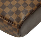 Louis Vuitton Damier Sarria Oriental Handbag Brown Leather — view 7
